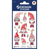 Artikelbild 1 für AVERY Zweckform Aufkleber Wichtel, rot, 7 Etiketten, Artikelnummer 723579