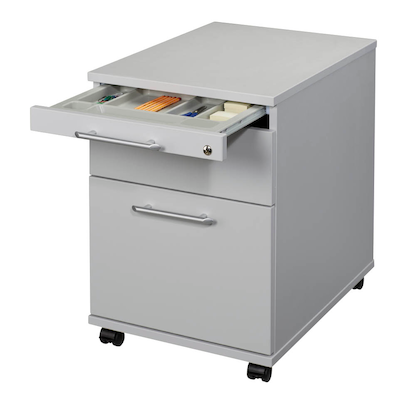 Artikelbild 7 für HAMMERBACHER AC20 Rollcontainer lichtgrau 3 Auszüge 42,8 x 58,0 x 59,0 cm, Artikelnummer 984393