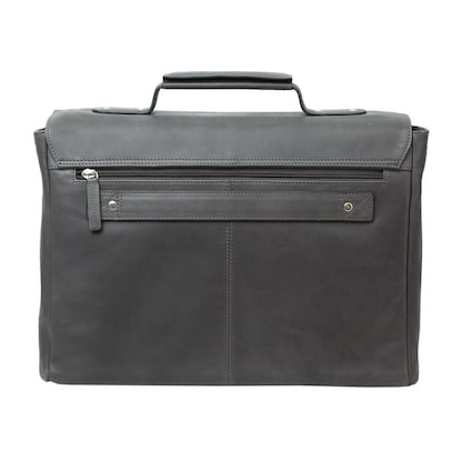 Artikelbild 3 für PRIDE & SOUL Aktentasche DISTRICT Leder grau 47260, Artikelnummer 147229