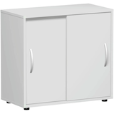 Artikelbild 1 für geramöbel Schiebetürenschrank Flex, S-382501-LL lichtgrau 1 Fachboden 80,0 x 40,0 x 75,2 cm, Artikelnummer 875601