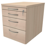 Artikelbild 1 für fm Sidney Rollcontainer akazie 4 Auszüge 43,4 x 60,0 x 54,0 cm, Artikelnummer 137614