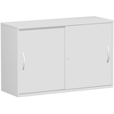 Artikelbild 1 für geramöbel Schiebetürenschrank Flex, S-312253-LL lichtgrau 1 Fachboden 120,0 x 42,5 x 79,8 cm, Artikelnummer 877276