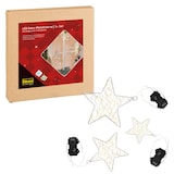 Artikelbild 1 für Idena Metallsterne LED Dekoleuchten weiß, 3 St., Artikelnummer 761922