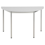 Artikelbild 1 für SODEMATUB Mehrzwecktisch lichtgrau, alu halbrund, Vierkantrohr alu, 120,0 x 60,0 x 74,0 cm, Artikelnummer 930261