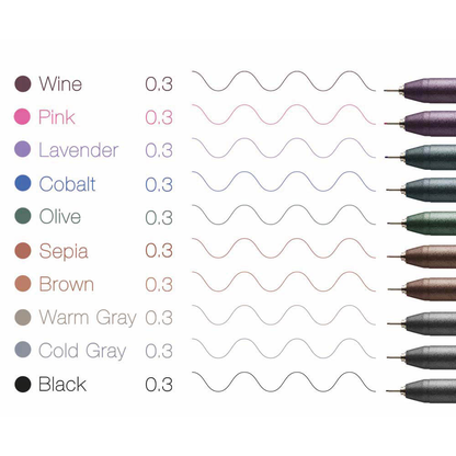 Artikelbild 7 für COPIC® Multiliner Color Fineliner farbsortiert 0,3 mm, 10 St., Artikelnummer 360939