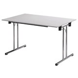 Artikelbild 1 für SODEMATUB Mehrzwecktisch lichtgrau rechteckig, Rundrohr chrom, 140,0 x 70,0 x 74,0 cm, Artikelnummer 376707