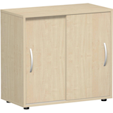 Artikelbild 1 für geramöbel Schiebetürenschrank Flex, S-382501-AA ahorn 1 Fachboden 80,0 x 40,0 x 75,2 cm, Artikelnummer 875753