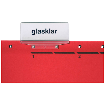 Artikelbild 2 für LEITZ Vollsichtreiter transparent, 50 St., Artikelnummer 157436