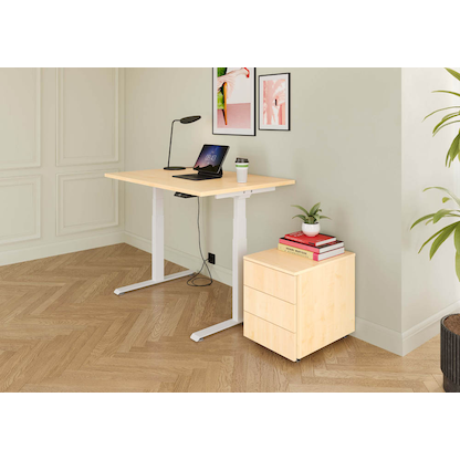 Artikelbild 5 für BaseLite Rollcontainer ahorn 3 Auszüge 39,5 x 54,8 x 51,0 cm, Artikelnummer 270339