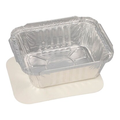 Artikelbild 2 für STARPAK Aluschalen mit Deckel silber 500 ml, 25 St., Artikelnummer 242861