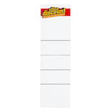 Artikelbild 1 für office discount Ordneretiketten weiß für bis zu 8,0 cm Rückenbreite, 10 St., Artikelnummer 868547