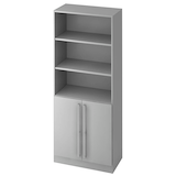 Artikelbild 1 für HAMMERBACHER Regalschrank 7700 NU, V7700/5/5/NU lichtgrau 80,0 x 42,0 x 200,4 cm, 1 St., Artikelnummer 864847