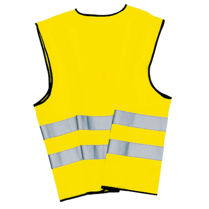 Artikelbild 2 für unisex Warnweste neongelb Einheitsgröße, Artikelnummer 315226