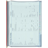 Artikelbild 1 für BOI Planettentaschen Kunststoff rot DIN A4 2x Klemmleiste, 10 St., Artikelnummer 701288