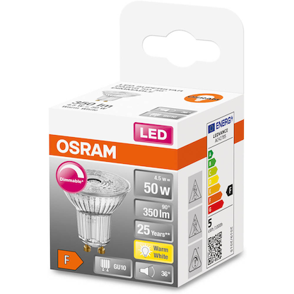 Artikelbild 4 für OSRAM LED-Lampe SUPERSTAR PAR16 GU10 4,5 W matt, 1 St., Artikelnummer 787207