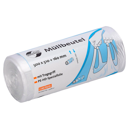 Artikelbild 2 für DEISS Müllbeutel UNIVERSAL PLUS® 30,0 l transparent 9 µm, 40 St., Artikelnummer 251498