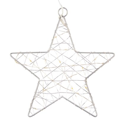 Artikelbild 7 für Idena Metallsterne LED Dekoleuchten weiß, 3 St., Artikelnummer 761922