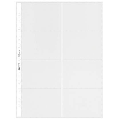 Artikelbild 6 für LEITZ Visitenkartenhüllen DIN A4 glasklar glatt 0,10 mm, 10 St., Artikelnummer 385017