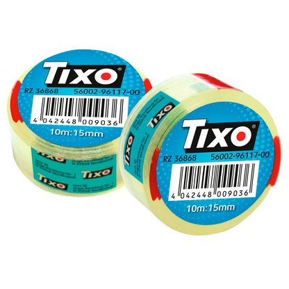 Artikelbild für TIXO Klebefilm transparent 15,0 mm x 10,0 m 1 Rolle, Artikelnummer 382743