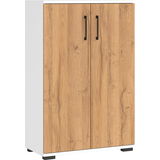 Artikelbild 1 für GERMANIA Aktenschrank Profi 3.0, 4247-559 weiß, grandson-eiche 2 Fachböden 80,0 x 40,0 x 123,0 cm, Artikelnummer 388559