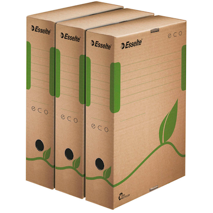 Artikelbild 13 für Esselte Archivboxen ECO braun 8,0 x 23,3 x 32,7 cm, 25 St., Artikelnummer 845887