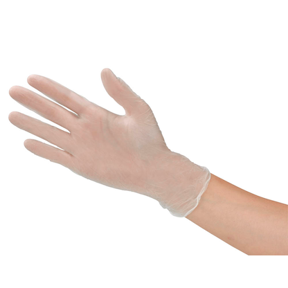 Artikelbild 5 für HYGOSTAR unisex Einmalhandschuhe IDEAL transparent Größe M, 100 St., Artikelnummer 597781