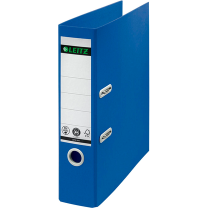Artikelbild für LEITZ recycle 1018 Ordner blau Karton 8,0 cm DIN A4, 1 St., Artikelnummer 854614