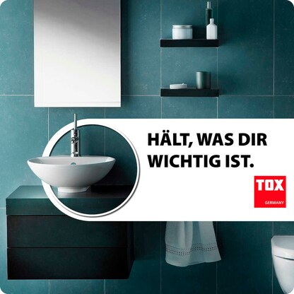 TOX AQUA STOP PRO 014271011 Dübel mit Schrauben Ø 6 mm x 38 mm, 40 St ...