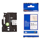 Artikelbild 1 für brother Schriftband TZe-N201 TZEN201, 3,5 mm, schwarz auf weiß, 1 St., Artikelnummer 654434