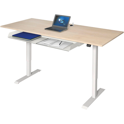 Artikelbild 2 für Kerkmann Move 1-fach Tischsteckdose 1,9 m silber mit USB-Buchse, Artikelnummer 852626