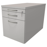 Artikelbild 1 für fm Sidney Rollcontainer lichtgrau 3 Auszüge 43,4 x 80,0 x 54,0 cm, Artikelnummer 137697