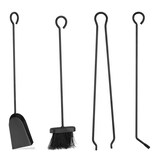 Artikelbild 1 für relaxdays Kaminbesteck schwarz, 1 St., Artikelnummer 471841