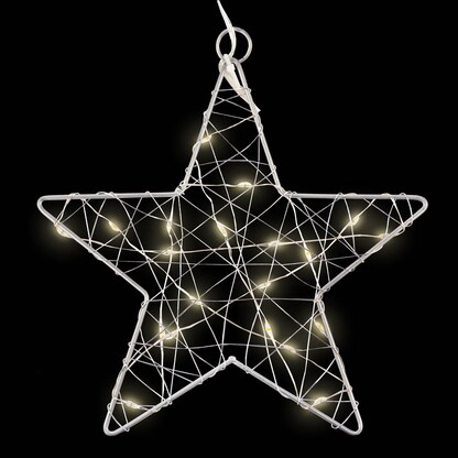 Artikelbild 9 für Idena Metallsterne LED Dekoleuchten weiß, 3 St., Artikelnummer 761922