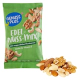 Artikelbild 1 für GENUSS PLUS EDEL-NUSS-MIX Nüsse 150,0 g, Artikelnummer 801854