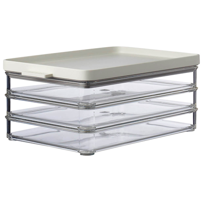 Artikelbild 2 für MEPAL Frischhaltedosen Omnia 10,0 cm hoch weiß 3 x 0,5 l, 1 St., Artikelnummer 434577