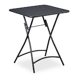 Artikelbild 1 für relaxdays Gartentisch anthrazit quadratisch 59,0 x 59,0 x 74,0 cm, Artikelnummer 768397