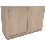 Artikelbild 1 für fm Schiebetürenschrank fastline, 4260267323229 akazie 1 Fachboden 120,0 x 44,2 x 78,1 cm, Artikelnummer 131171