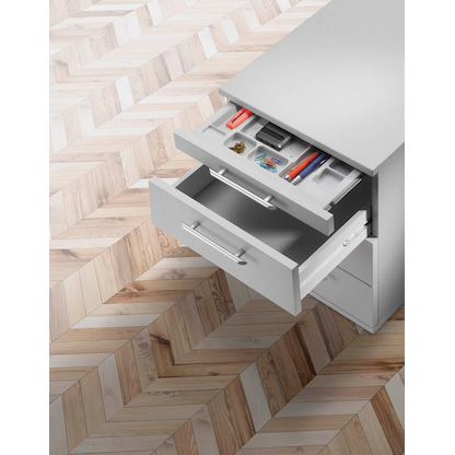 Artikelbild 4 für HAMMERBACHER Basic 1606 Rollcontainer lichtgrau 4 Auszüge 42,8 x 58,0 x 59,0 cm, Artikelnummer 984278