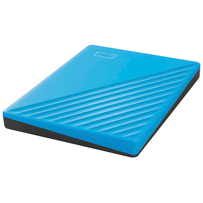 Artikelbild 5 für Western Digital My Passport 2 TB externe HDD-Festplatte blau, schwarz, Artikelnummer 941125