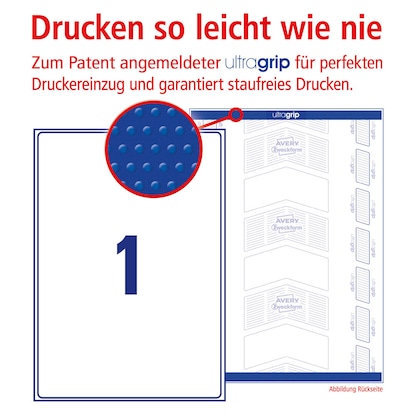 Artikelbild 7 für AVERY Zweckform Versandetiketten L7167-100 weiß 199,6 x 289,1 mm, 100 Blatt, Artikelnummer 358051