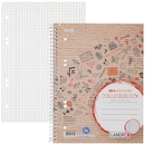Artikelbild 1 für LANDRÉ® Collegeblock Recycling Kleinformat kariert DIN A5 Innenrand, 1 St., Artikelnummer 703452