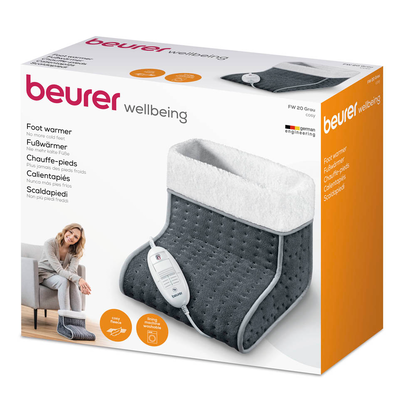 Artikelbild 2 für beurer FW 20 Cosy Fußwärmer grau 100 W, Artikelnummer 181176