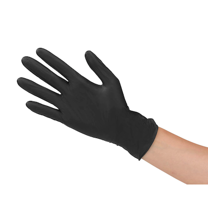 Artikelbild 4 für HYGOSTAR unisex Einmalhandschuhe SAFE LIGHT schwarz Größe L, 100 St., Artikelnummer 759696