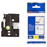 Artikelbild 1 für brother Schriftband TZe-FX221 TZEFX221, 9 mm, schwarz auf weiß, 1 St., Artikelnummer 653592