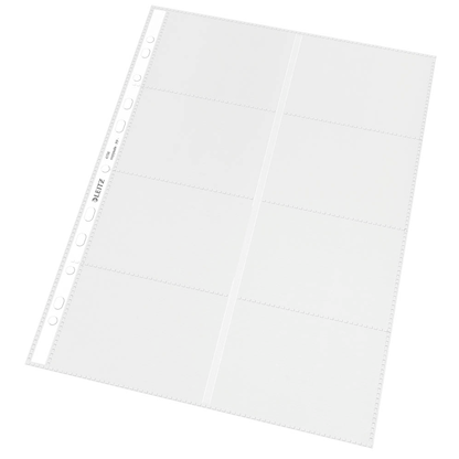 Artikelbild 10 für LEITZ Visitenkartenhüllen DIN A4 glasklar glatt 0,10 mm, 10 St., Artikelnummer 385017