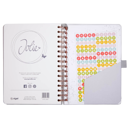 Artikelbild 9 für SIGEL Buchkalender Jolie 2026 Glittery Joy, 1 St., Artikelnummer 568529