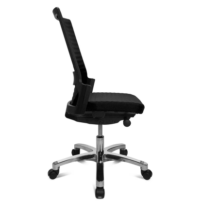 Artikelbild 2 für Topstar Bürostuhl Autosynchron®-2 Alu, AU2090 BI0 Stoff schwarz, Gestell alu, Artikelnummer 798678