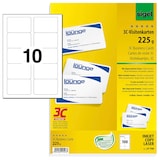 Artikelbild 1 für SIGEL Visitenkarten LP798 satiniert weiß 225 g/qm, 100 St., Artikelnummer 780494