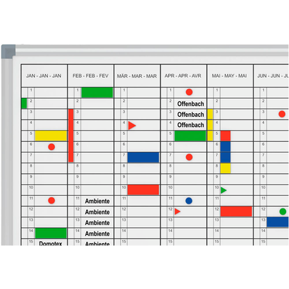 Artikelbild 5 für MAUL MAULoffice mit Zubehörset Jahresplaner, Monatseinteilung 120,0 x 90,0 cm, Artikelnummer 391151
