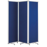Artikelbild 1 für magnetoplan Trennwand 1105303, blau 181,0 x 180,0 cm mit Rollen, 1 St., Artikelnummer 573271